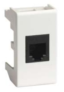 Розетка компьютерная RJ45 кат.5e, 8P8C, Viva, белая, 1мод DKC в Уссурийске