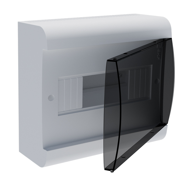 Щит распределительный навесной пластиковый ЩРН-П-8 "SlimBox" 191х198х94 IP41 EKF PROxima в Уссурийске