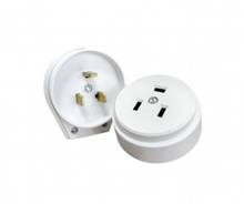 Разъем печной РШ/ВШ 32А 250В АБС накладной белый/черный в Уссурийске