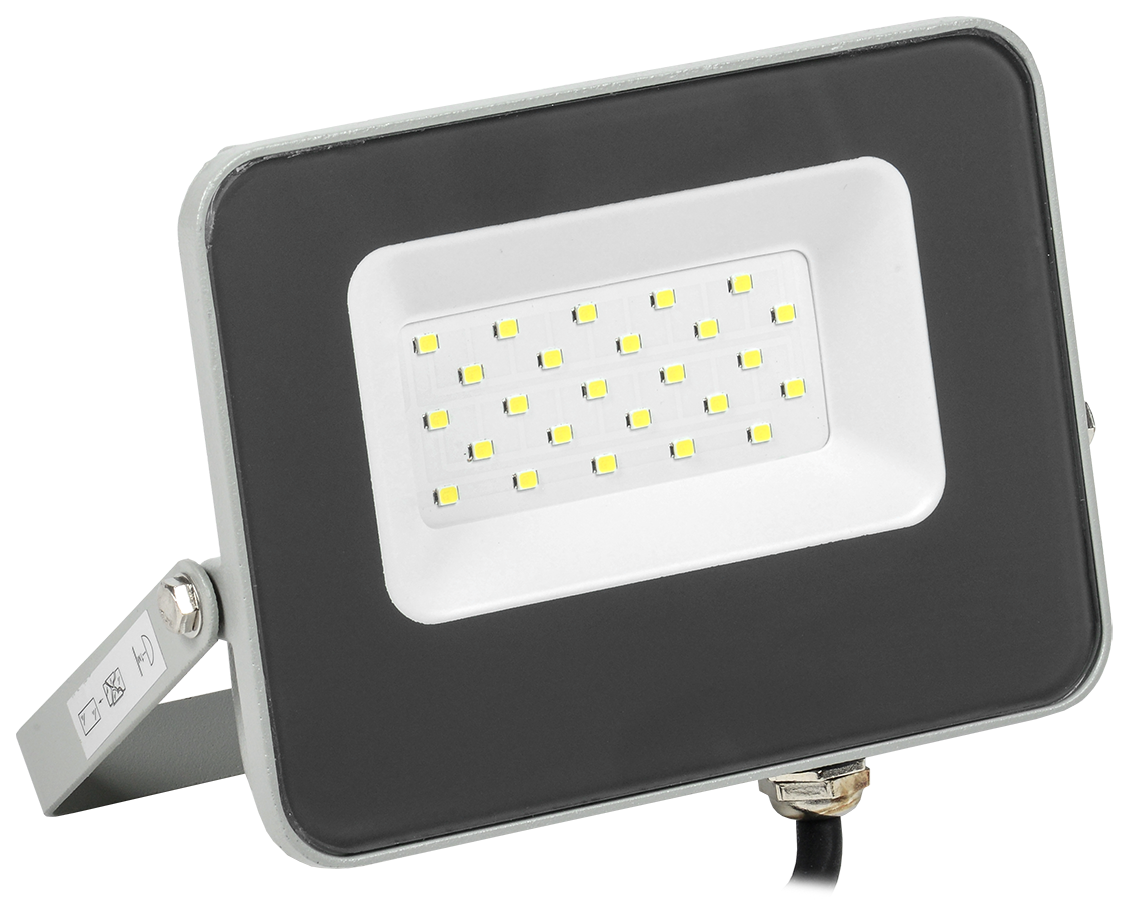 Прожектор СДО 07-20 светодиодный серый IP65 IEK в Уссурийске