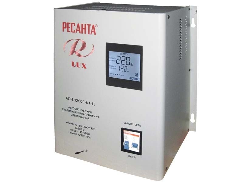 Стабилизатор АСН-12 000 Н/1-Ц Ресанта Lux в Уссурийске