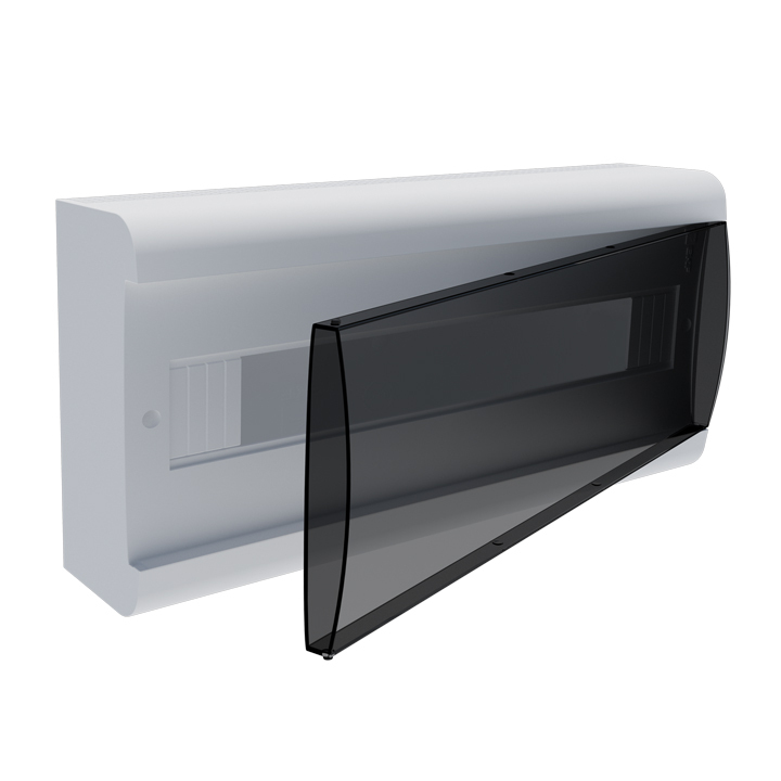 Щит распределительный навесной пластиковый ЩРН-П-18 "SlimBox" 369х197х95 IP41 EKF PROxima в Уссурийске