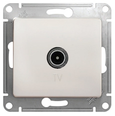 Розетка телевизионная Glossa SE перламутр в Уссурийске