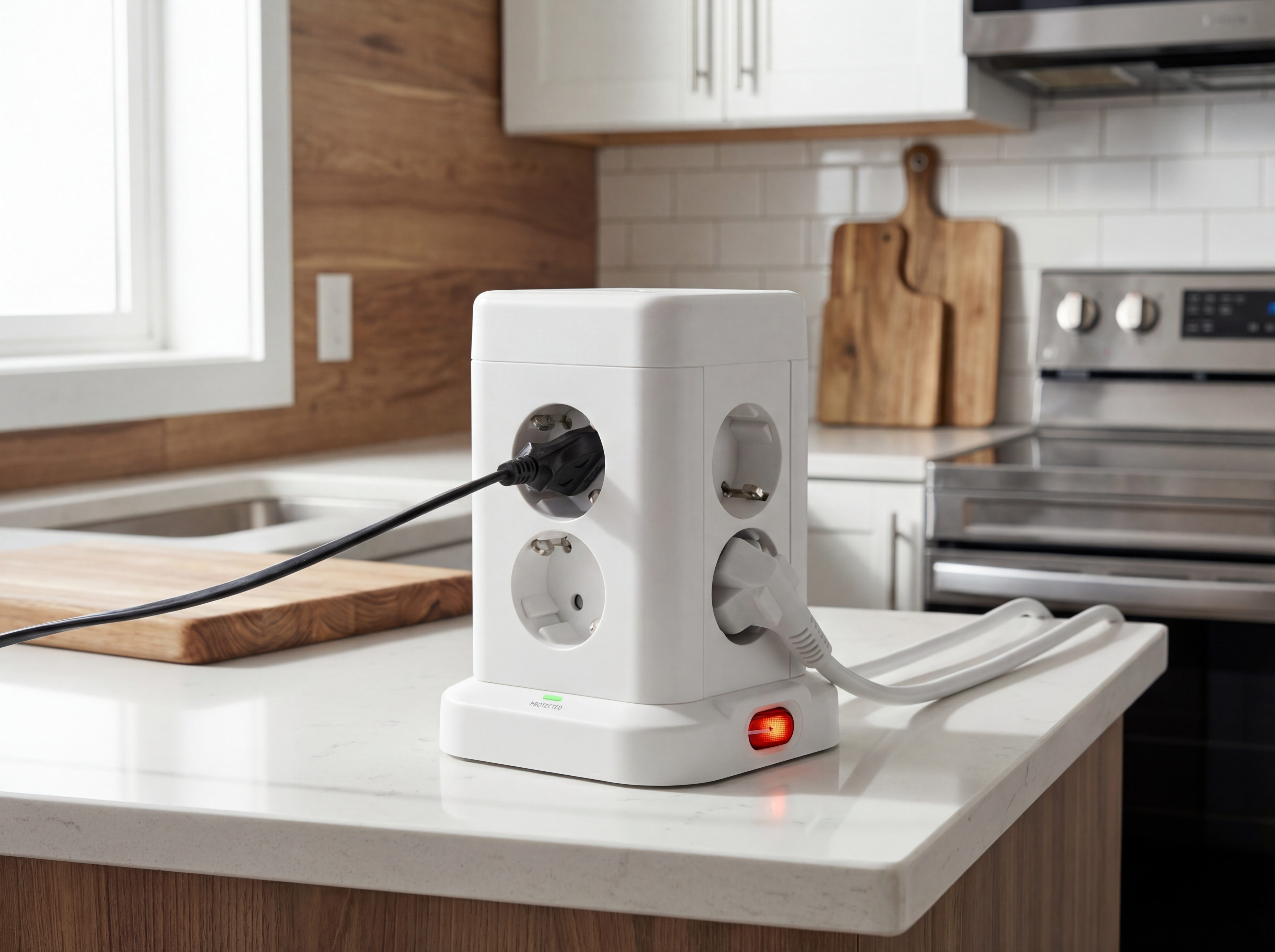 Удлинитель DOMINIC У08K 1,5м 3х1мм2 USB A+C 20Вт белый IEK в Уссурийске