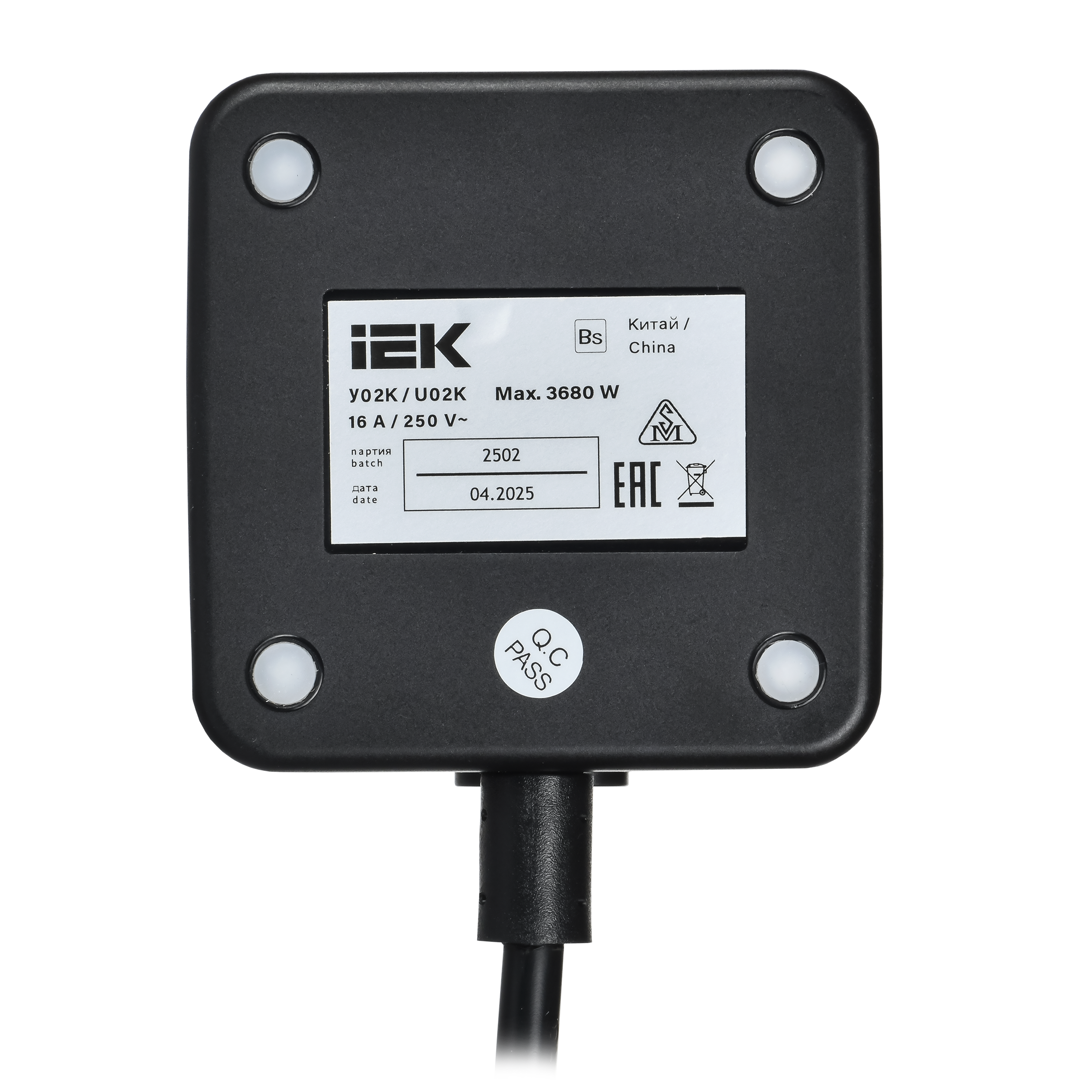 Удлинитель DOMINIC Qi10Вт У02К 1,3м 3х1мм2 USB A+C черный IEK в Уссурийске