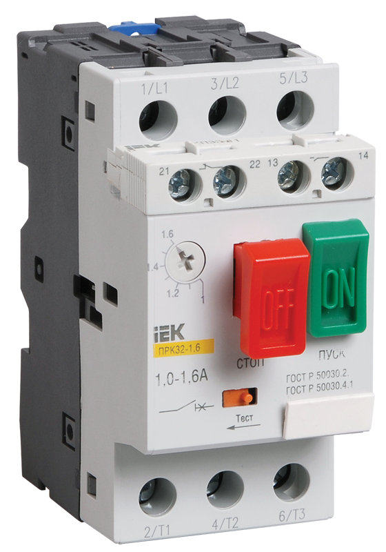 Пускатель ПРК32-10 In=10A Ir=6-10A Ue 660В IEK в Уссурийске