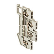 Колодка клеммная самозажимная двойная JXB-ST-1.5 17.5А серая EKF PROxima в Уссурийске