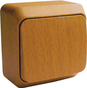 Выключатель одноклавишный ЭТЮД SE накладной бук в Уссурийске