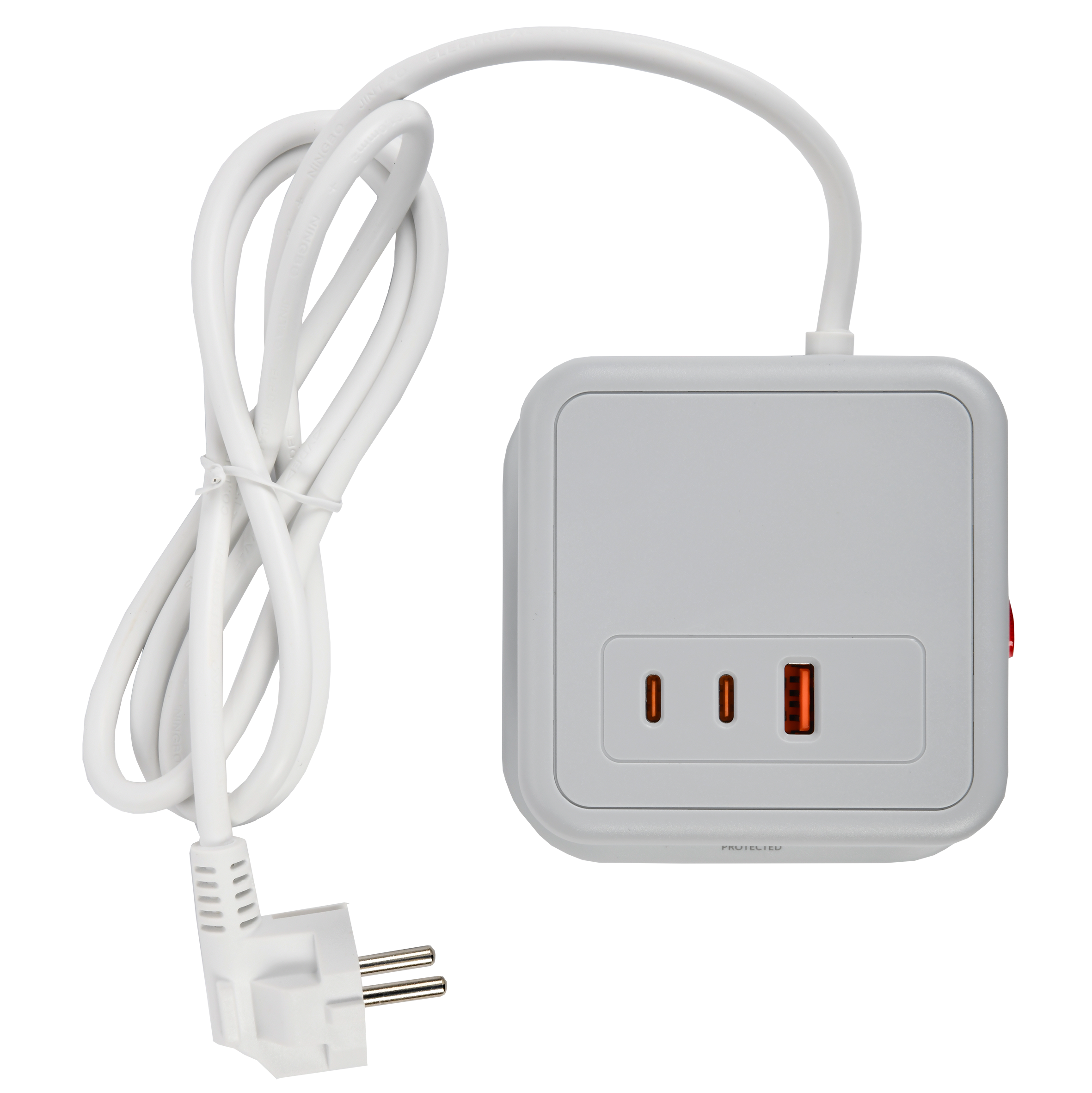 Удлинитель DOMINIC У08K 1,5м 3х1мм2 USB A+C 20Вт серый IEK в Уссурийске