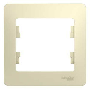 Рамка одинарная Glossa SE бежевая в Уссурийске