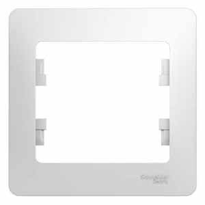 Рамка одинарная Glossa SE белая в Уссурийске