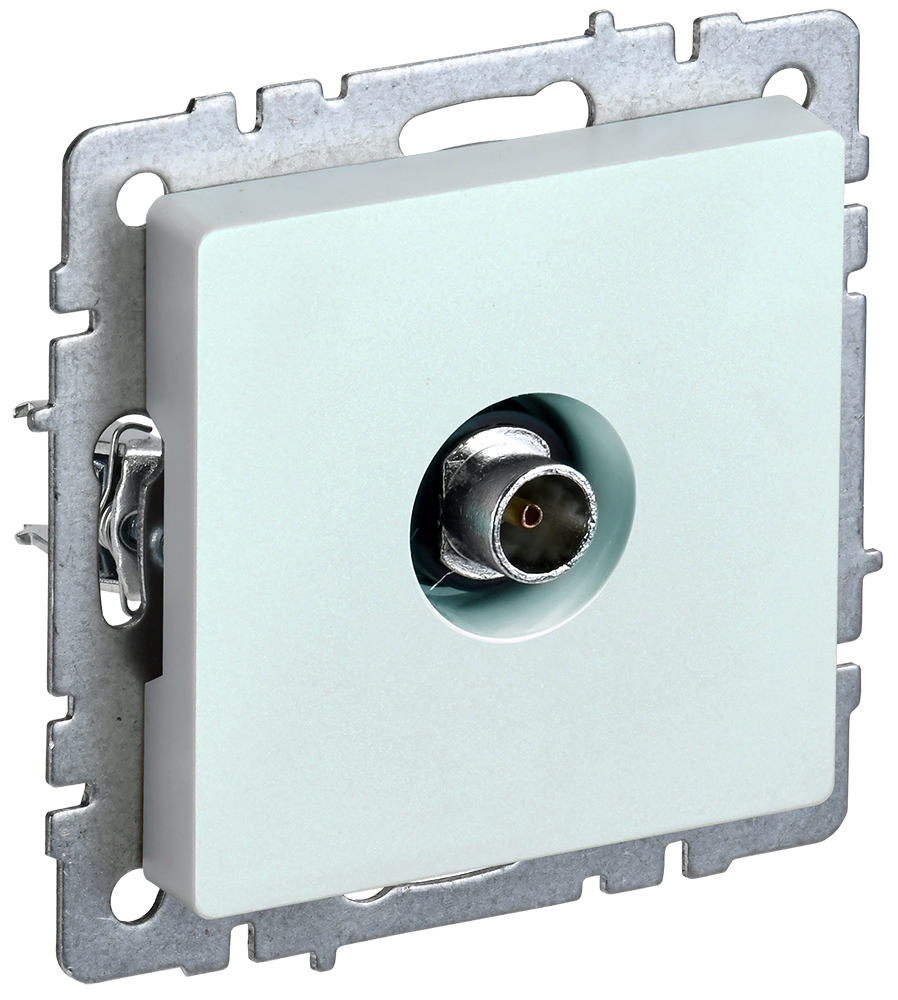 Розетка телевизионная оконечная BRITE IEK жемчуг в Уссурийске