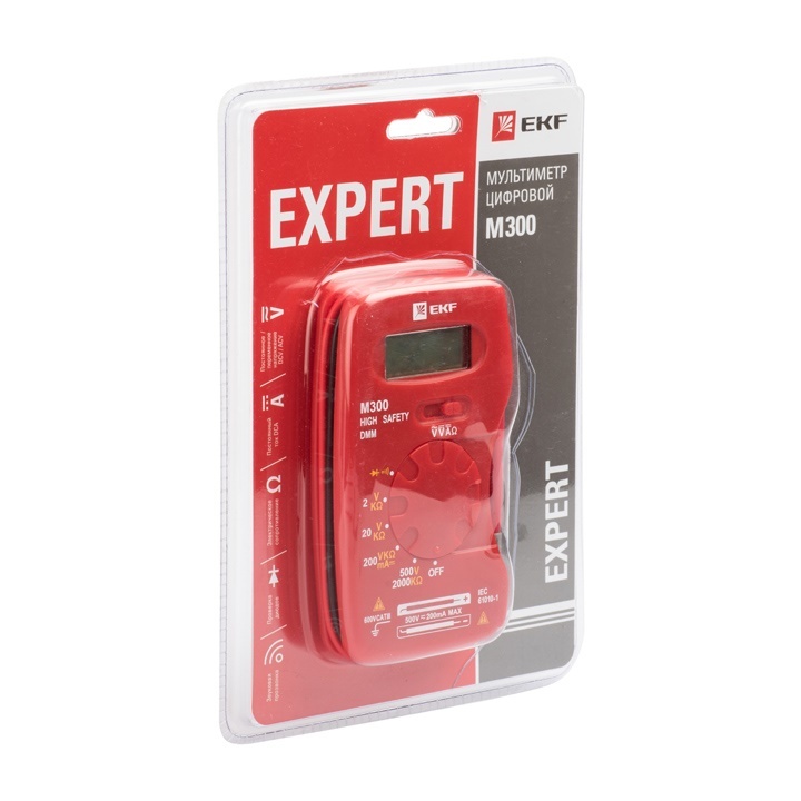 Мультиметр цифровой M300 EKF Expert в Уссурийске