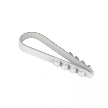Дюбель-хомут 11-18 мм для круглого кабеля белый (упак. 100шт) EKF в Уссурийске