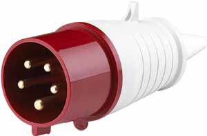 025 Вилка переносная 3Р+РЕ+N 32А 380В IP44 ВП-103 DEKraft в Уссурийске