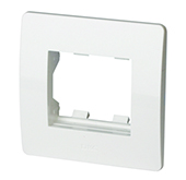 Каркас в сборе с рамкой под 2 модуля VIVA (для монтажа ЭУИ в коробки код 10123) DKC в Уссурийске