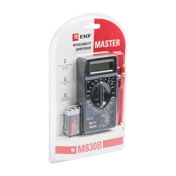 Мультиметр цифровой M830B EKF Master в Уссурийске
