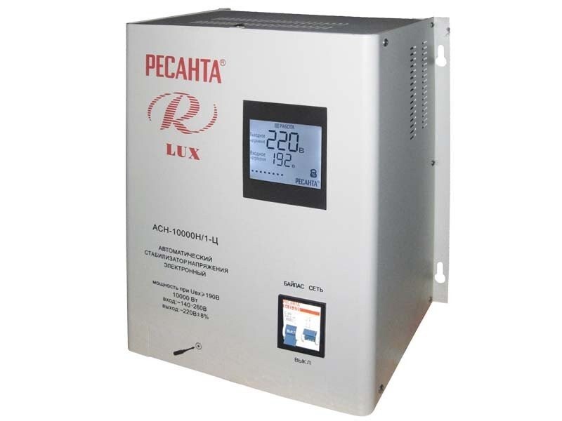 Стабилизатор АСН-10 000 Н/1-Ц Ресанта Lux в Уссурийске