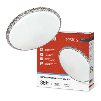 Светильник светодиодный серии DECO MYSTERY 36Вт 230В 6500К 3240Лм 390х78мм IN HOME в Уссурийске