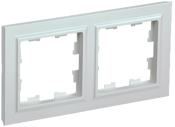 Рамка двойная BRITE IEK жемчуг в Уссурийске