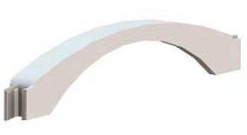 Адаптер напольного канала 50х12 мм, серый DKC в Уссурийске