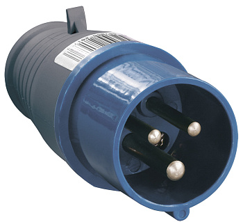 Вилка 013 2Р+РЕ 16А 220В IP44 IEK в Уссурийске