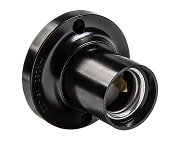 Патрон Е27 Ф П-01 Е27 карболитовый потолочный IN HOME в Уссурийске