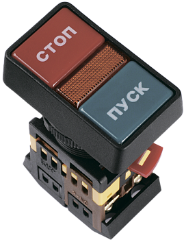 Кнопка РPВВ-30N "Пуск-Стоп" d30мм неон 240В 1з+1р IEK в Уссурийске