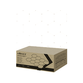 Светильник светодиодный ДБО-HEXAGON 11С-46065 460Вт 230В 6500К 11 сот 0.5м шнур с вилкой 3256х2350мм NEOX в Уссурийске