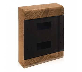 Щит распределительный навесной пластиковый ЩРН-П-24 модуля 370х302х95мм IP40 бук в Уссурийске