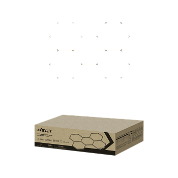Светильник светодиодный ДБО-HEXAGON 5С-24065 240Вт 230В 6500К 5 сот 0.5м шнур с вилкой 1628х2380мм NEOX в Уссурийске