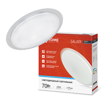 Светильник светодиодный серии DECO GALAXY 70Вт 230В 6500К 6300Лм 570х83мм IN HOME в Уссурийске