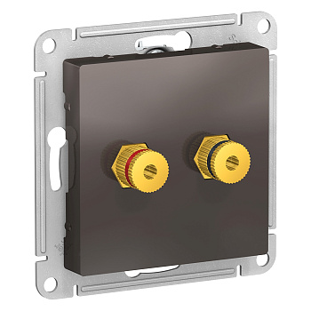 Аудиорозетка двойная AtlasDesign SE мокко в Уссурийске