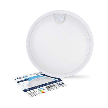 Светильник светодиодный герметичный СПП ИД-2065-КРУГ 20Вт 6500К 1800Лм с инфракрасн датчиком IP65 155мм NEOX в Уссурийске