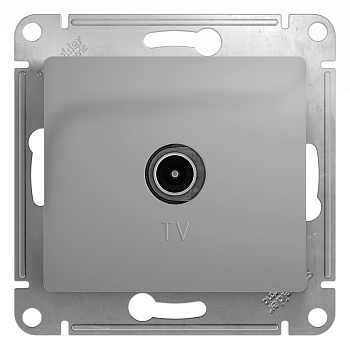 Розетка телевизионная антенна коннектор Glossa SE алюминий в Уссурийске