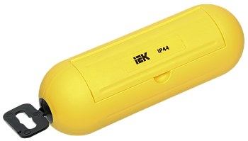 Бокс для защиты кабельного соединения IP44 желтый IEK в Уссурийске