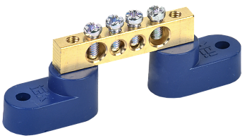 Шина N "ноль" на двух угловых изол ШНИ-6х9-4-У2-С IEK в Уссурийске