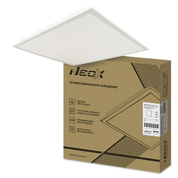 Панель светодиодная встраиваемая ДВО-PRO 4065-ОПАЛ 40Вт 6500К 120лм/Вт CRI80 IP40 595х595х30мм NEOX в Уссурийске