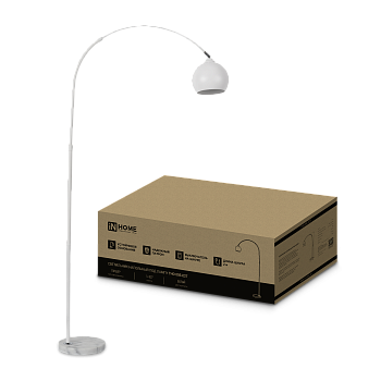 Светильник напольный под лампу ТНО 05-Е27Б 230В белый плафон, белый корпус IN HOME в Уссурийске