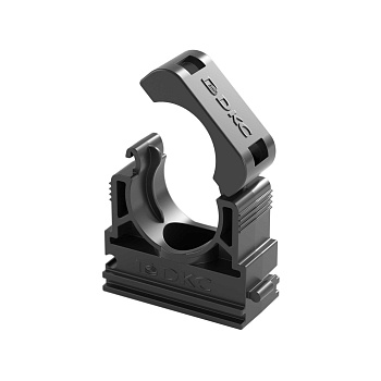 Держатель с крышкой DN 17 мм, полиамид, цвет черный DKC в Уссурийске