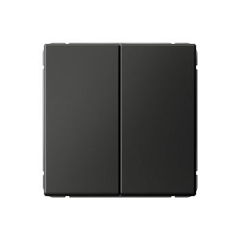 ARTGALLERY 2-клавишный ПЕРЕКЛЮЧАТЕЛЬ, сх.6/2, 10АХ, механизм, БАЗАЛЬТ в Уссурийске