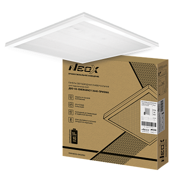 Панель светодиодная универсальная ДВО-02-EMERGENCY 3640-ПРИЗМА 36Вт 4000К 595х595мм NEOX без БАП-10W90 в Уссурийске