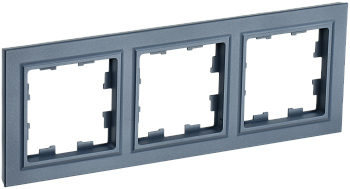 Рамка тройная BRITE IEK маренго в Уссурийске