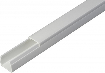 Кабель-канал 2-й замок 25х25х2000 белый Промрукав в Уссурийске