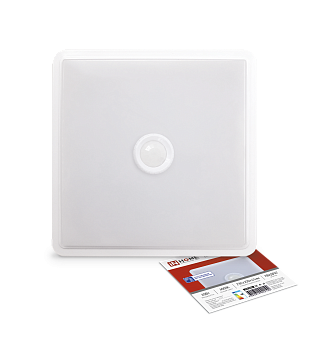 Светильник светодиодный СПБ-2Д-КВАДРАТ 20Вт 4000К 1400Лм 230мм с датчиком белый IN HOME в Уссурийске