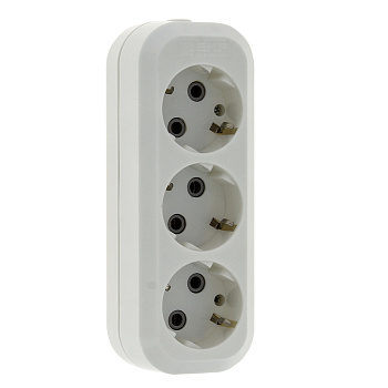 Колодка 3 места 16А 3,5кВт с/з Эксперт EKF PROxima в Уссурийске