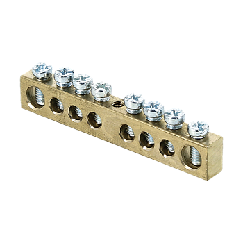 Шина EKF "N"нулевая 6х9мм 8/1 по центру в Уссурийске