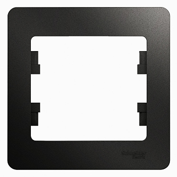 Рамка одинарная Glossa SE антрацит в Уссурийске