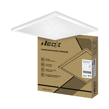 Панель светодиодная универсальная ГРИЛЬЯТО ДВО-02 G3640-ОПАЛ 36Вт 4000К IP40 588х588x19мм NEOX в Уссурийске