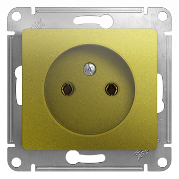 Розетка одинарная Glossa SE фисташковая в Уссурийске